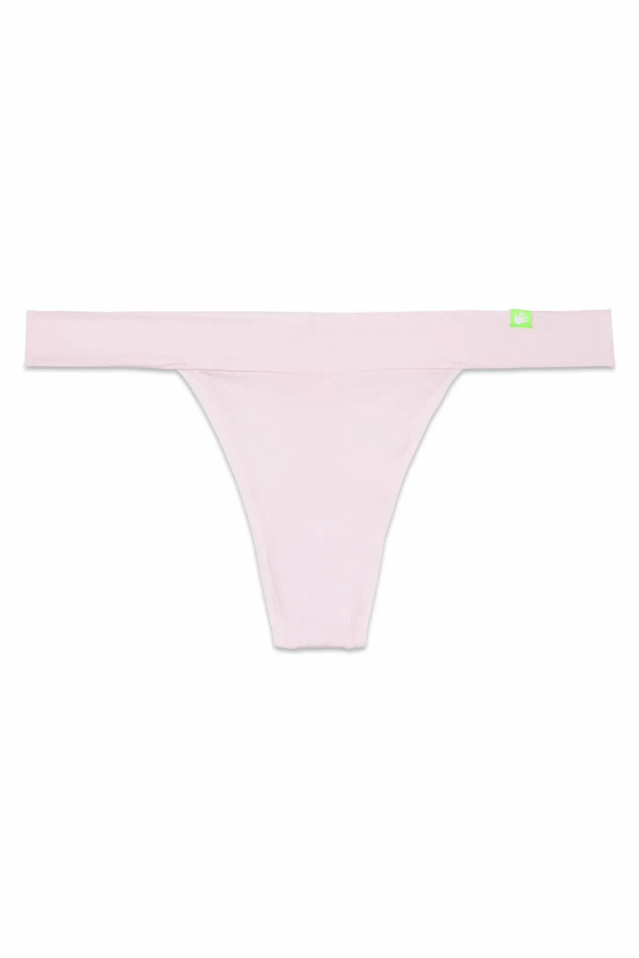 Braga tanga microfibra brillo rosa