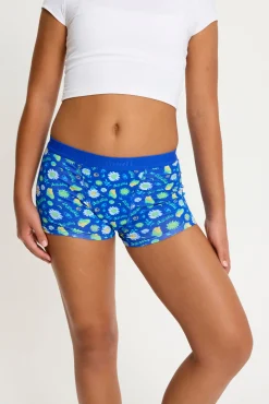 Braguita menstrual adolescente flujo moderado Boho Botanical Blue
