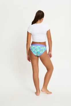 Braguita menstrual adolescente flujo Súper Playful Petal Green