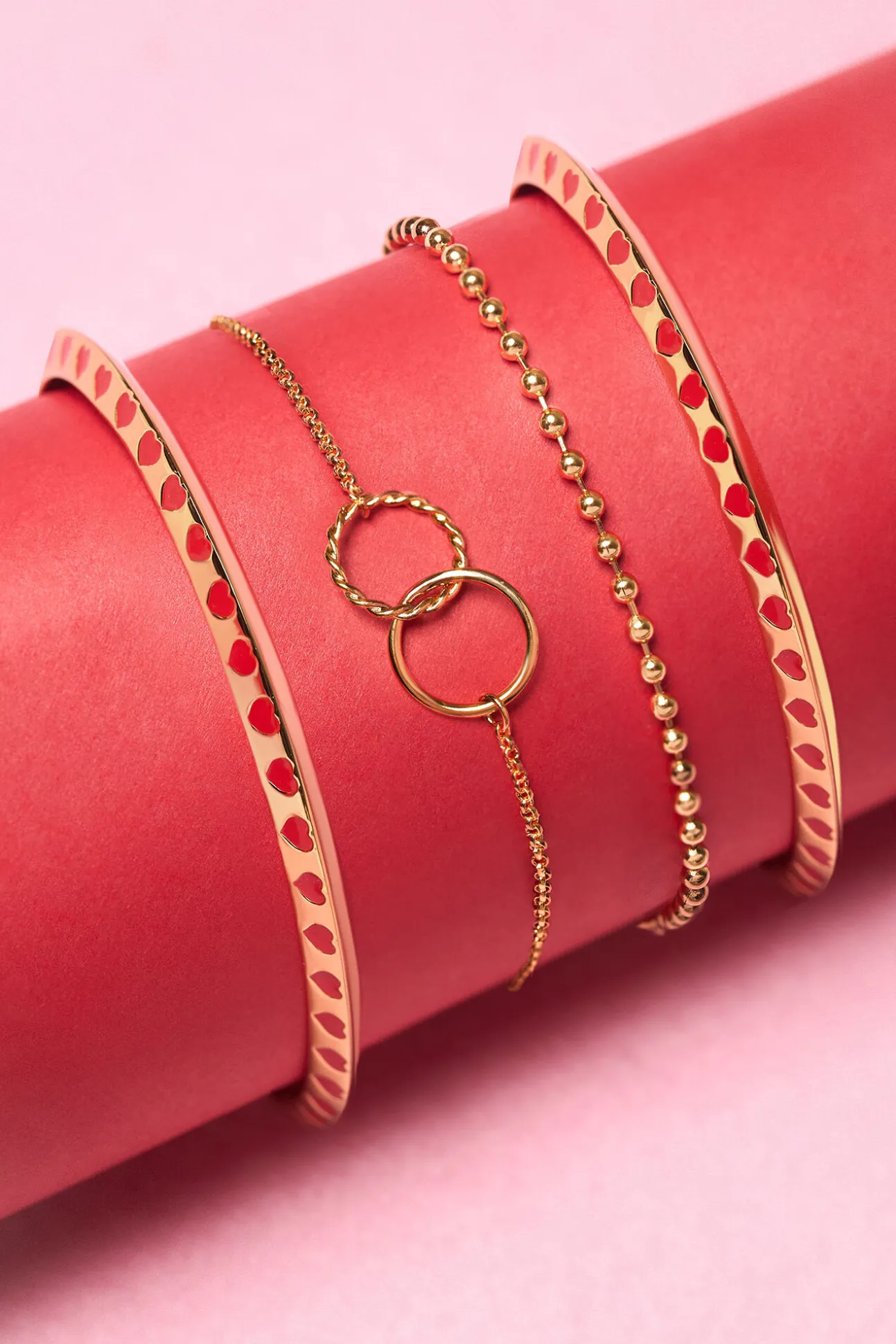 Brazalete Amour Baño Oro