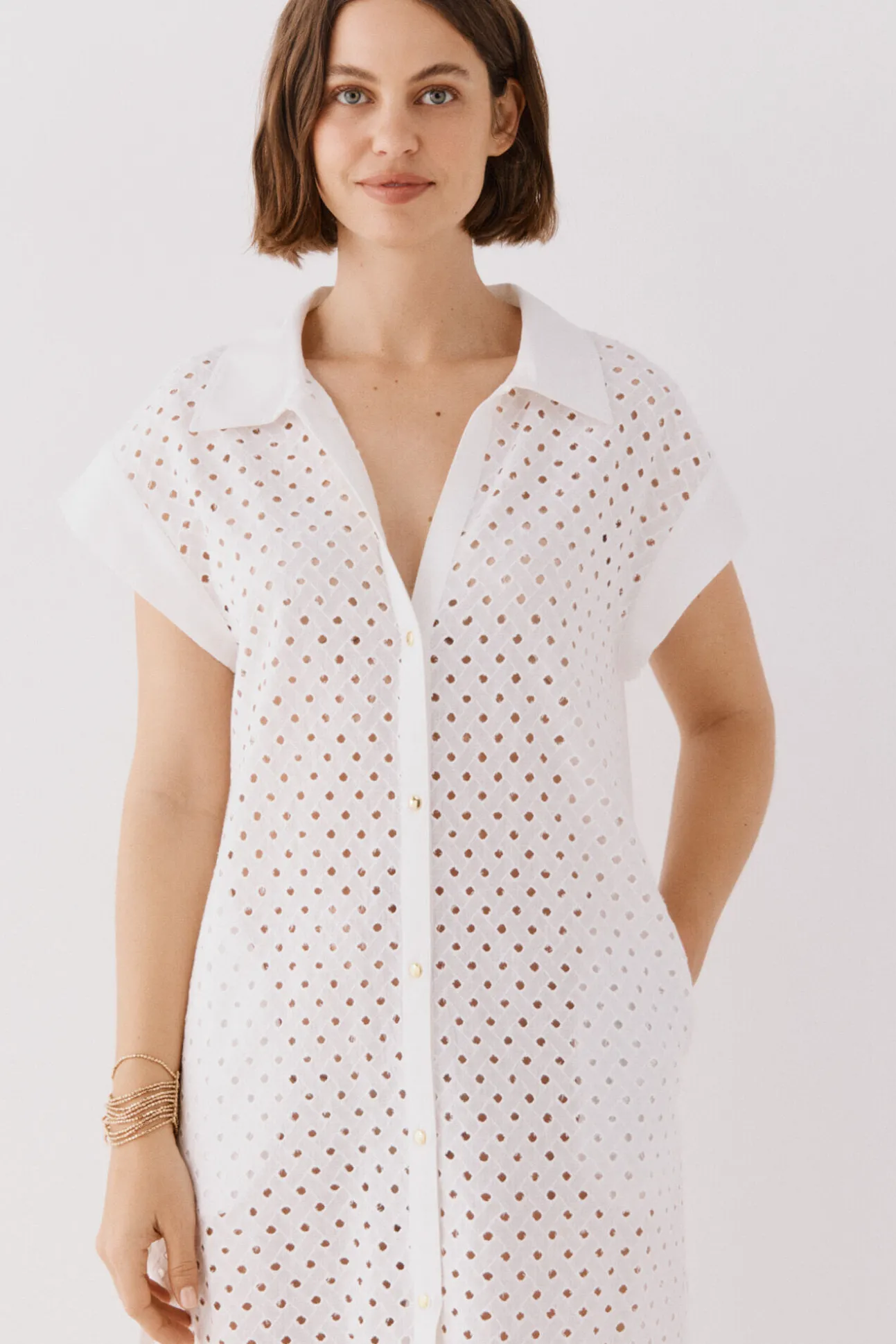 Caftán camisa largo