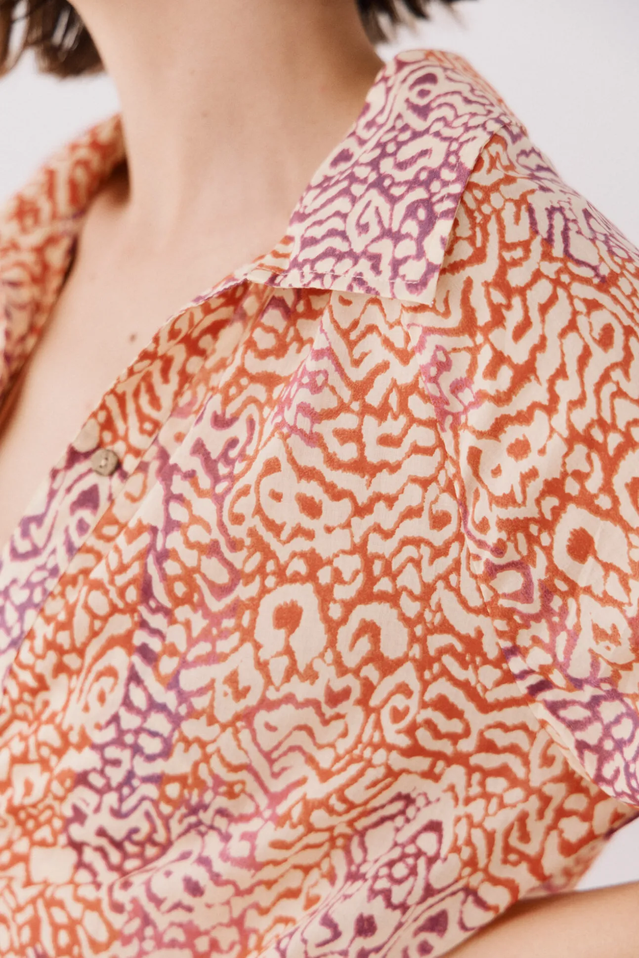 Caftán túnica estampado