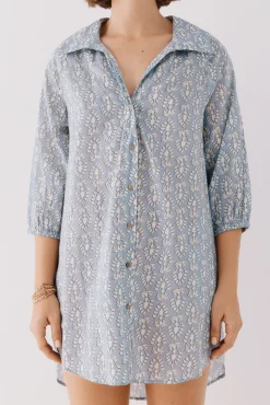 Caftán túnica estampado