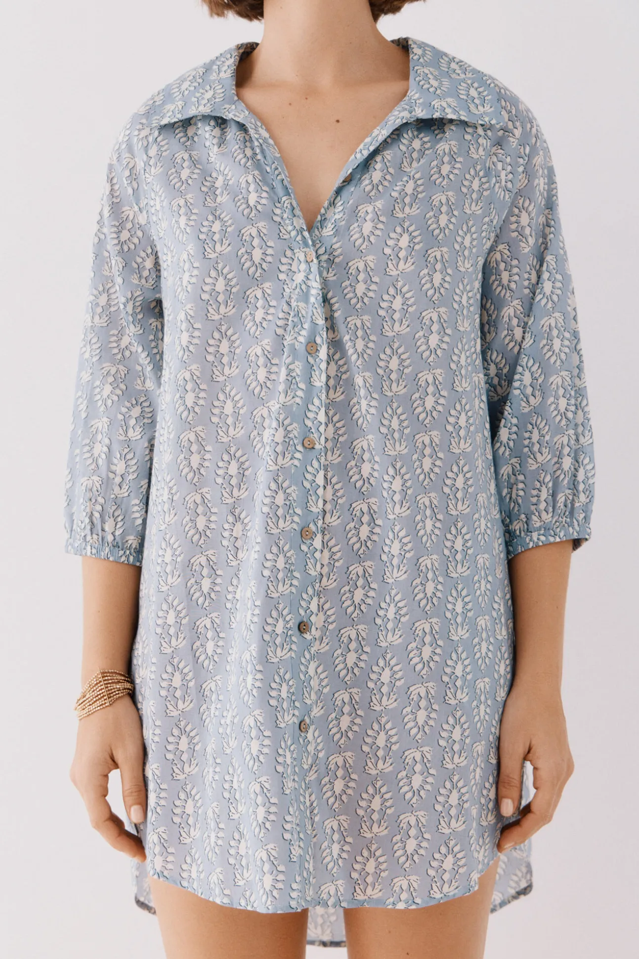 Caftán túnica estampado