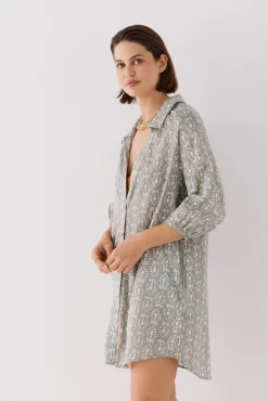 Caftán túnica estampado