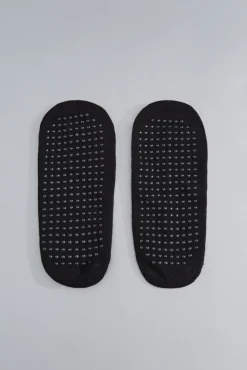 Calcetines algodón zapatilla ballet negra