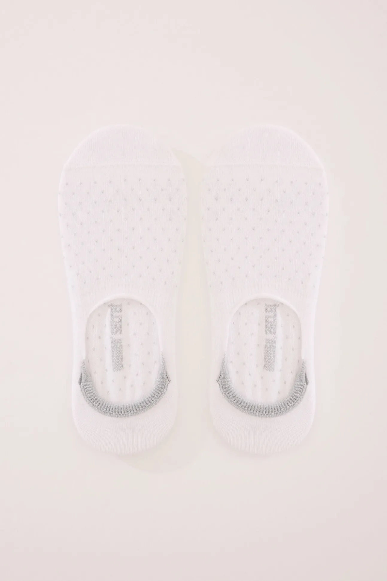 Calcetines invisibles blancos flechas