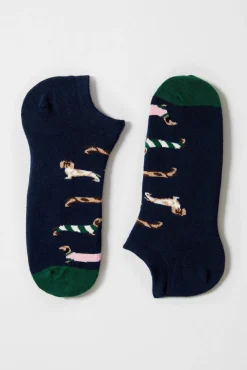 Calcetines tobilleros perro salchicha