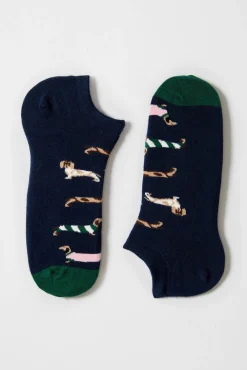 Calcetines tobilleros perro salchicha