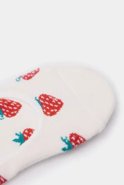 Calcetín invisible fresas