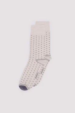 Calcetín jacquard lunares