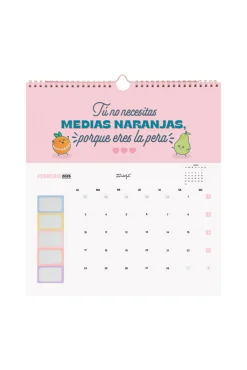 Calendario de pared rasca-rasca 2025 motivos para sonreír