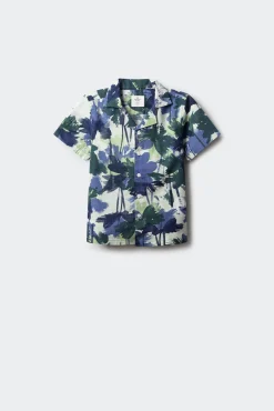 Camisa flores niño