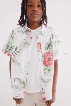 Camisa hawaiana niño