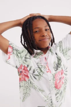 Camisa hawaiana niño