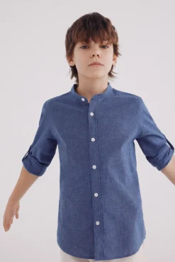 Camisa lino niño