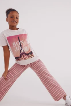 Camiseta Bonjour niña