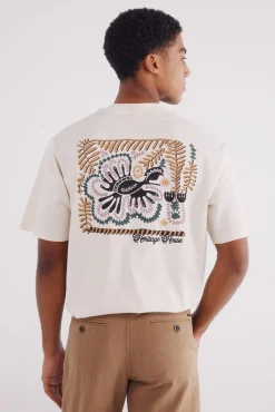 Camiseta bordado étnico