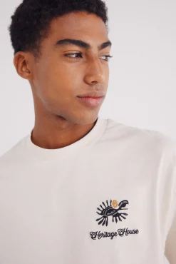 Camiseta bordado étnico