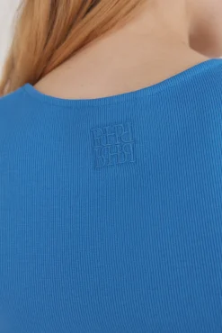 Camiseta básica canalé sin mangas