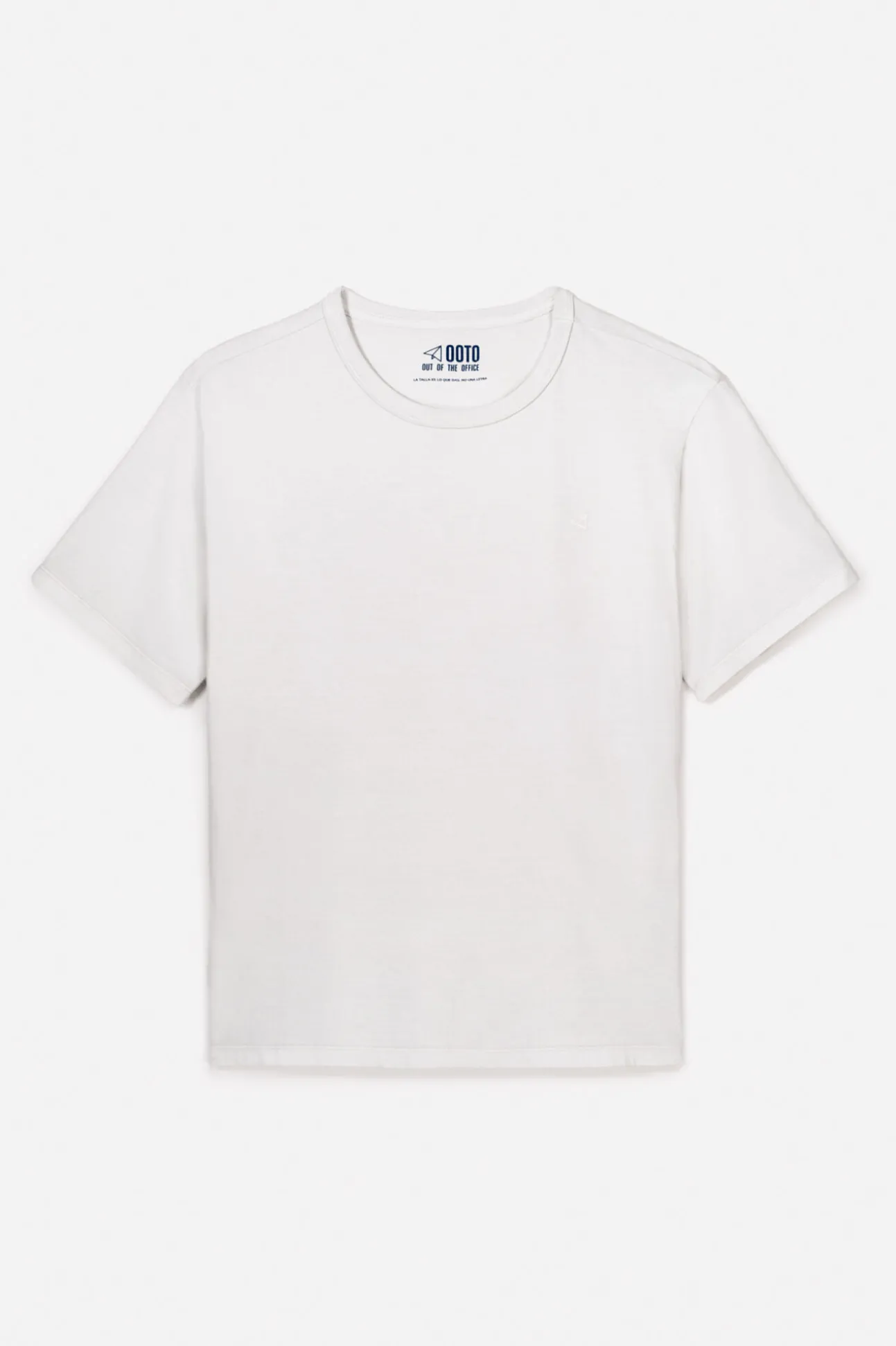 Camiseta básica con bordado avión OOTO
