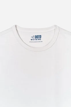 Camiseta básica con bordado avión OOTO