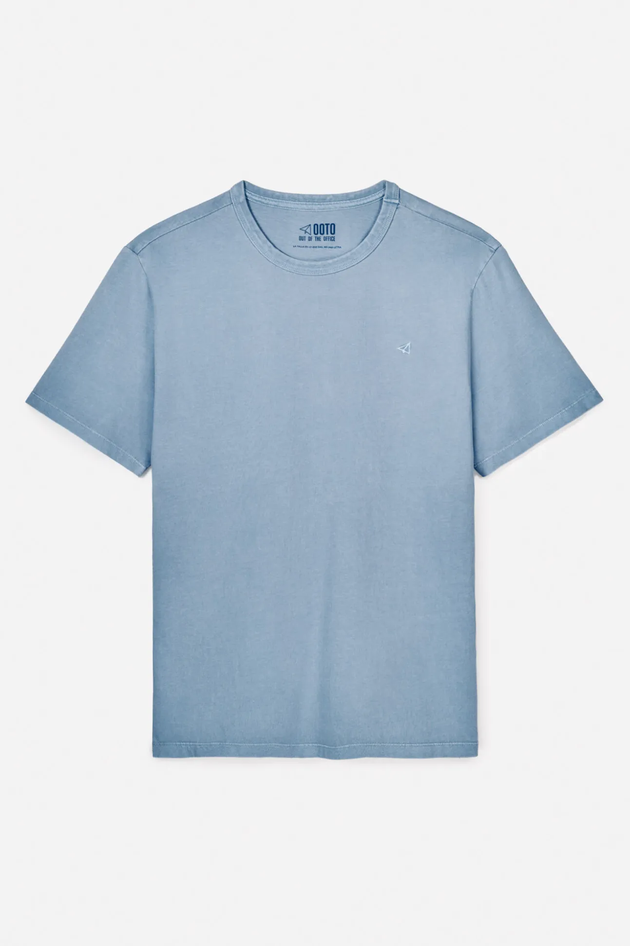 Camiseta básica con bordado avión OOTO