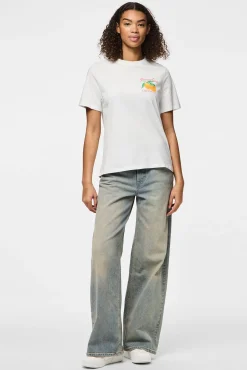 Camiseta básica con print