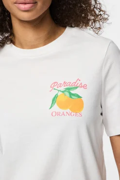 Camiseta básica con print
