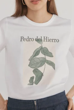 Camiseta básica estampado posicional