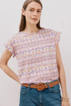 Camiseta básica volante