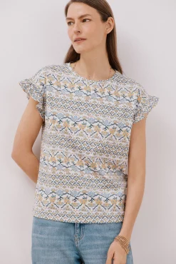 Camiseta básica volante