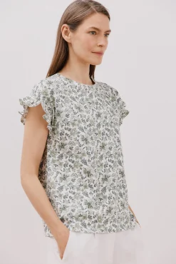 Camiseta básica volante