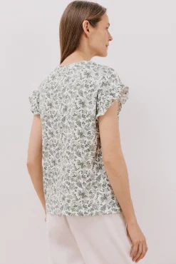 Camiseta básica volante