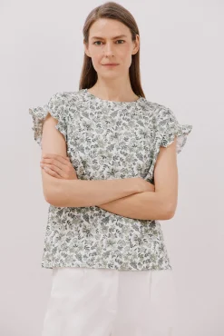Camiseta básica volante