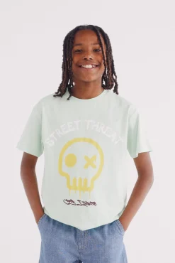 Camiseta calavera niño