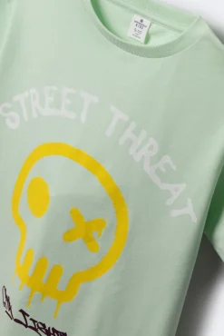 Camiseta calavera niño
