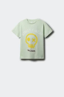 Camiseta calavera niño
