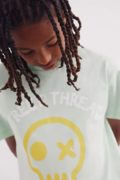 Camiseta calavera niño