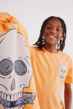 Camiseta calavera niño