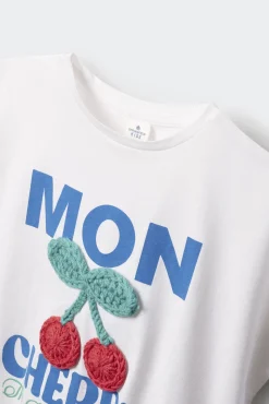 Camiseta cereza niña
