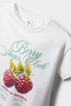 Camiseta cereza niña
