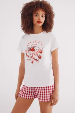 Camiseta "Cherry love"