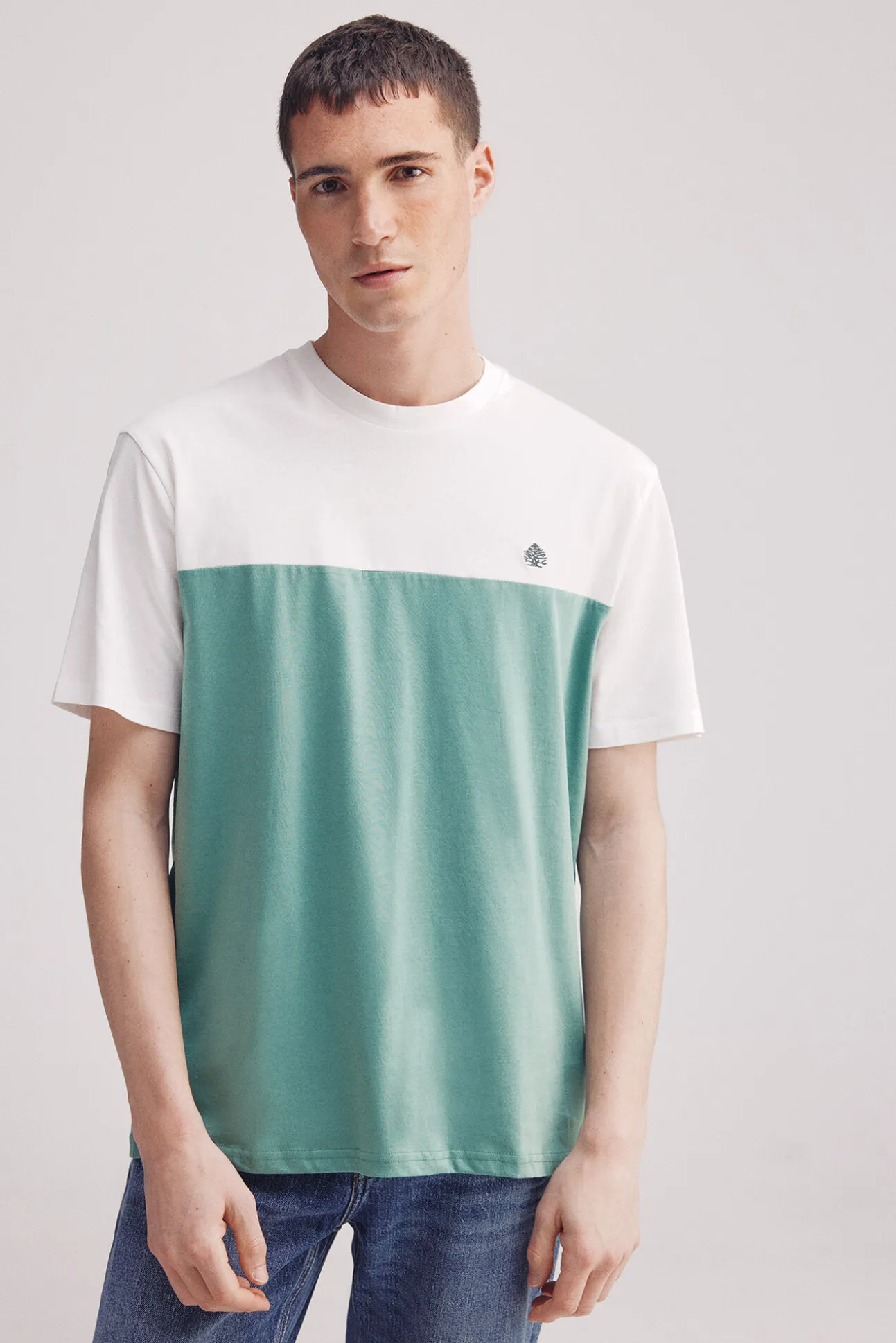 Camiseta color block