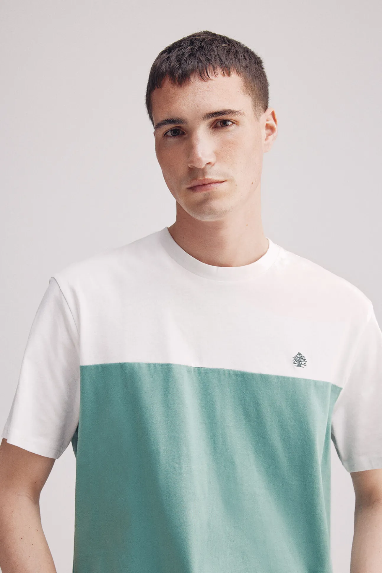 Camiseta color block