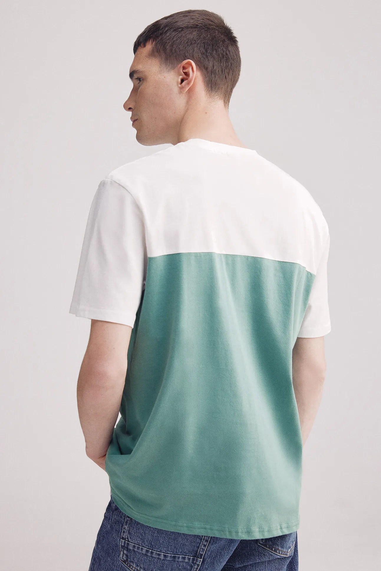 Camiseta color block