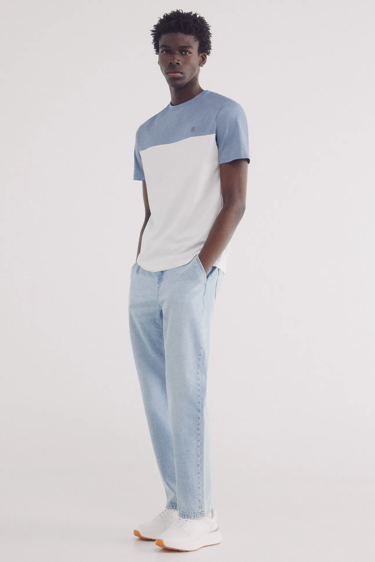 Camiseta color block