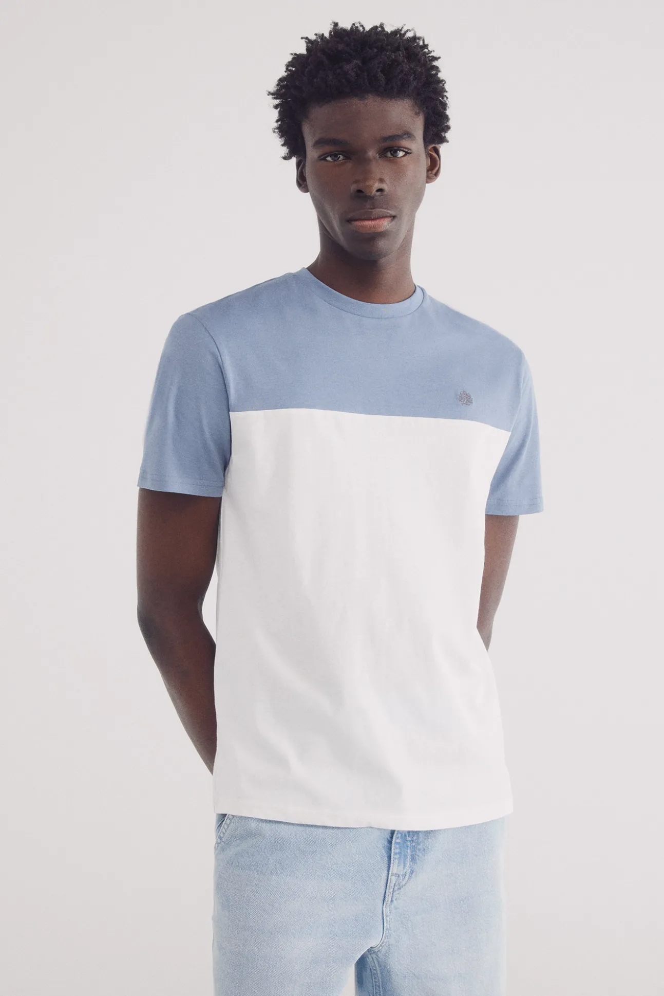 Camiseta color block