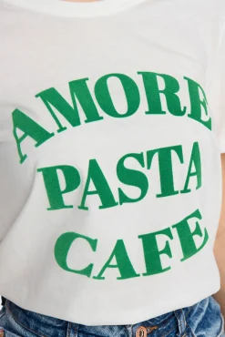 Camiseta con lettering