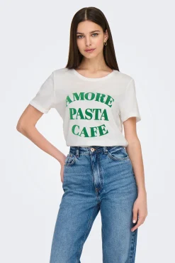 Camiseta con lettering